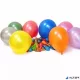 Léggömb, 30cm, "Balonevi", vegyes metál színek