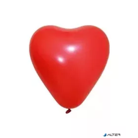 Léggömb, 30cm, "Balonevi", piros szív