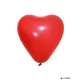 Léggömb, 30cm, "Balonevi", piros szív