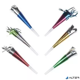 Trombita, papír, 20 cm, rojtos