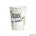 Pohár, papír, 250 ml, "Boldog Új évet"