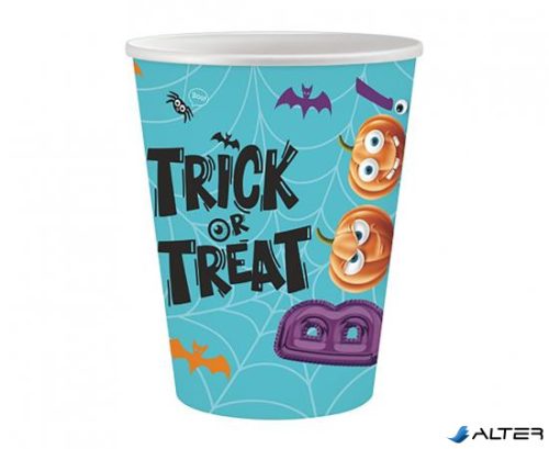 Pohár, papír, 2,5 dl, "Trick or Treat"