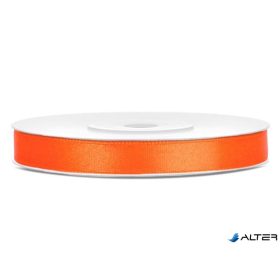Szatén szalag, 6 mm, narancssárga