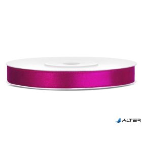 Szatén szalag, 6 mm, sötét pink