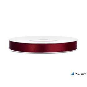 Szatén szalag, 6 mm, bordó