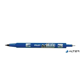   Alkoholos marker, 0,8/2 mm, kétvégű, PILOT "Twin", kék