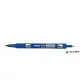 Alkoholos marker, 0,8/2 mm, kétvégű, PILOT "Twin", kék