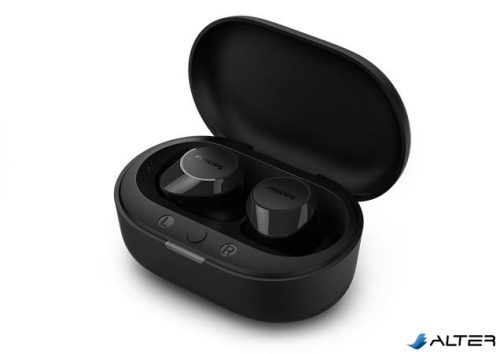 Fülhallgató, TWS vezeték nélküli, Bluetooth 5.3, PHILIPS 'TAT1209', fekete