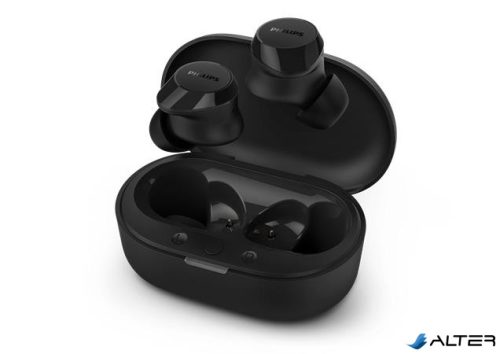 Fülhallgató, TWS vezeték nélküli, Bluetooth 5.3, PHILIPS 'TAT1209', fekete