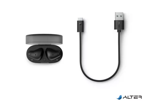 Fülhallgató, TWS vezeték nélküli, Bluetooth 5.3, PHILIPS "TAT2139", fekete