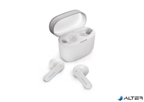 Fülhallgató, TWS vezeték nélküli, Bluetooth 5.3, PHILIPS "TAT2139", fehér