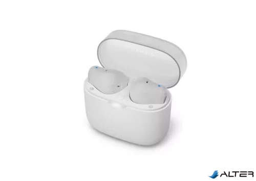 Fülhallgató, TWS vezeték nélküli, Bluetooth 5.3, PHILIPS "TAT2139", fehér