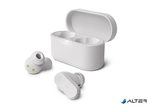 Fülhallgató, TWS vezeték nélküli, Bluetooth 5.3, PHILIPS "TAT3509", fehér