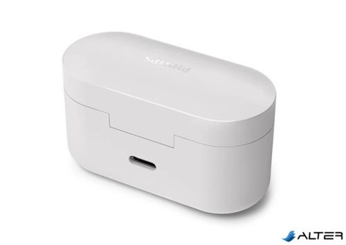 Fülhallgató, TWS vezeték nélküli, Bluetooth 5.3, PHILIPS 'TAT3509', fehér