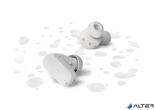 Fülhallgató, TWS vezeték nélküli, Bluetooth 5.3, PHILIPS 'TAT3509', fehér