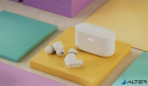 Fülhallgató, TWS vezeték nélküli, Bluetooth 5.3, PHILIPS 'TAT3509', fehér