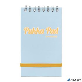   Jegyzetfüzet, spirálozott, A7, vonalas, 50 lap, PUKKA PAD 'Pastel', vegyes színek