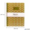 Spirálfüzet, A4+, vonalas, 100 lap, PUKKA PAD "Floral Jotta Notebook", vegyes minta