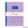 Spirálfüzet, A4+, vonalas, 100 lap, PUKKA PAD "Floral Jotta Notebook", vegyes minta