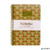 Spirálfüzet, A5, vonalas, 100 lap, PUKKA PAD "Floral Jotta Notebook", vegyes minta