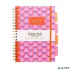 Spirálfüzet, B5, vonalas, 100 lap, PUKKA PAD "Floral Project Book", vegyes minta