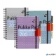 Spirálfüzet, A5, vonalas, 100 lap, PUKKA PAD 'Metallic Project Book', vegyes szín