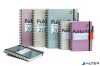 Spirálfüzet, A5, vonalas, 100 lap, PUKKA PAD 'Metallic Project Book', vegyes szín