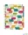Spirálfüzet, B5, vonalas, 100 lap, PUKKA PAD "Colour Wash Project Book", vegyes minta