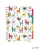 Spirálfüzet, B5, vonalas, 100 lap, PUKKA PAD "Colour Wash Project Book", vegyes minta