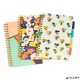 Spirálfüzet, B5, vonalas, 100 lap, PUKKA PAD "Floral Love Project Book", vegyes minta
