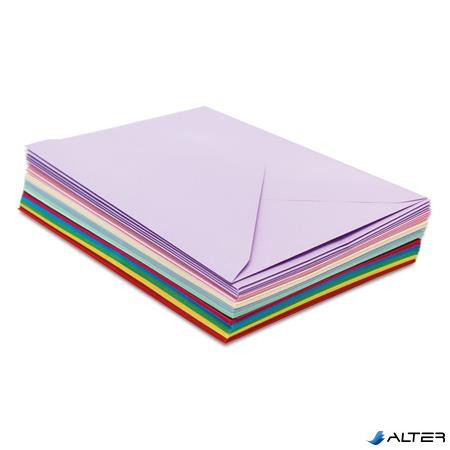 Boríték, C6, enyvezett, PUKKA PAD "Pastel", vegyes színek