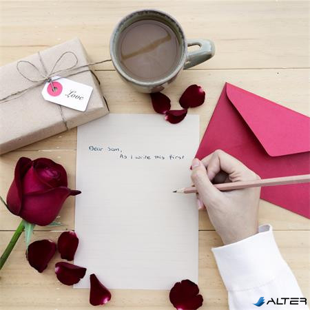 Boríték, C6, enyvezett, PUKKA PAD "Bright", vegyes színek