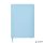 Jegyzetfüzet, A5, puhafedeles, PUKKA PAD "Sky Blue", vegyes minta