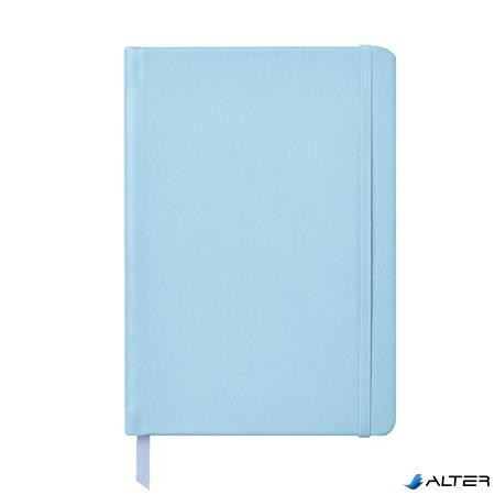Jegyzetfüzet, A5, puhafedeles, PUKKA PAD "Sky Blue", vegyes minta