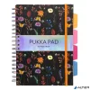 Spirálfüzet, B5, vonalas, 100 lap, PUKKA PAD "Project Book Bloom", vegyes minta