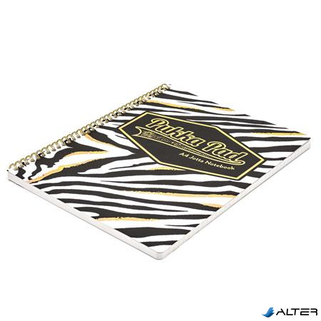 Spirálfüzet, A4+, vonalas, 80 lap, PUKKA PAD "Wild Jotta", vegyes minta