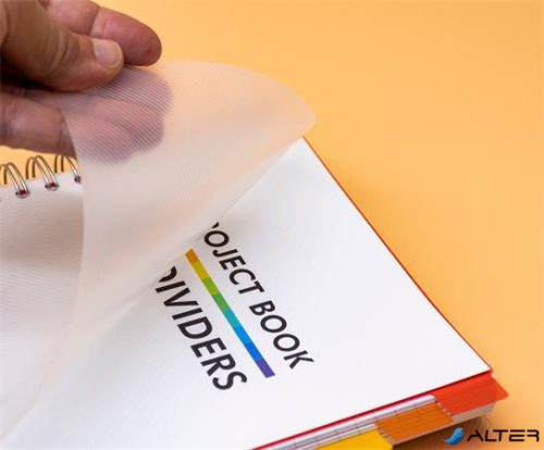 Spirálfüzet, B5, vonalas, 200 lap, PUKKA PADS 'White Project Book', fehér