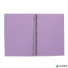 Spirálfüzet, A5, vonalas, 100 lap, PUKKA PAD "Irlen Jotta Lavender"