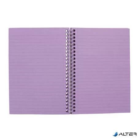 Spirálfüzet, A5, vonalas, 100 lap, PUKKA PAD "Irlen Jotta Lavender"