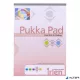 Jegyzettömb, A4, vonalas, 50 lap, PUKKA PAD "Irlen Dyslexia", rózsaszín