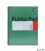 Spirálfüzet, A4+, kockás, 100 lap, PUKKA PAD, "Metallic Jotta"