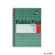 Spirálfüzet, A5, kockás, 100 lap, PUKKA PAD, "Metallic Jotta"