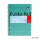 Spirálfüzet, A5, vonalas, 100 lap, PUKKA PAD, "Metallic Jotta"
