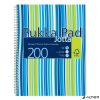 Spirálfüzet, A4+, vonalas, 100 lap, PUKKA PAD 'Stripe Jotta'