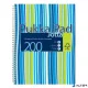 Spirálfüzet, A4+, vonalas, 100 lap, PUKKA PAD "Stripe Jotta"