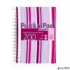 Spirálfüzet, A6, vonalas, 100 lap, PUKKA PAD "Stripe Jotta"