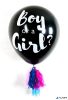 Léggömb, 91 cm, PUKKA PAD "Boy or a Girl", konfettivel