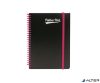Spirálfüzet, A5, vonalas, 100 lap, PUKKA PAD, "Neon notepad"