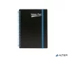 Spirálfüzet, A5, vonalas, 100 lap, PUKKA PAD, "Neon notepad"