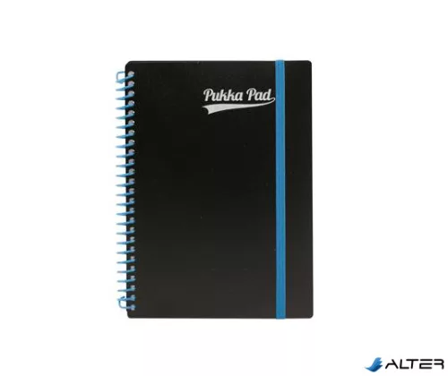 Spirálfüzet, A5, vonalas, 100 lap, PUKKA PAD, "Neon notepad"